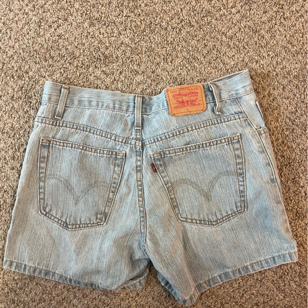 Vintage Levi’s Jorts Junior 9 Denim Shorts Bohemian Indie light wash